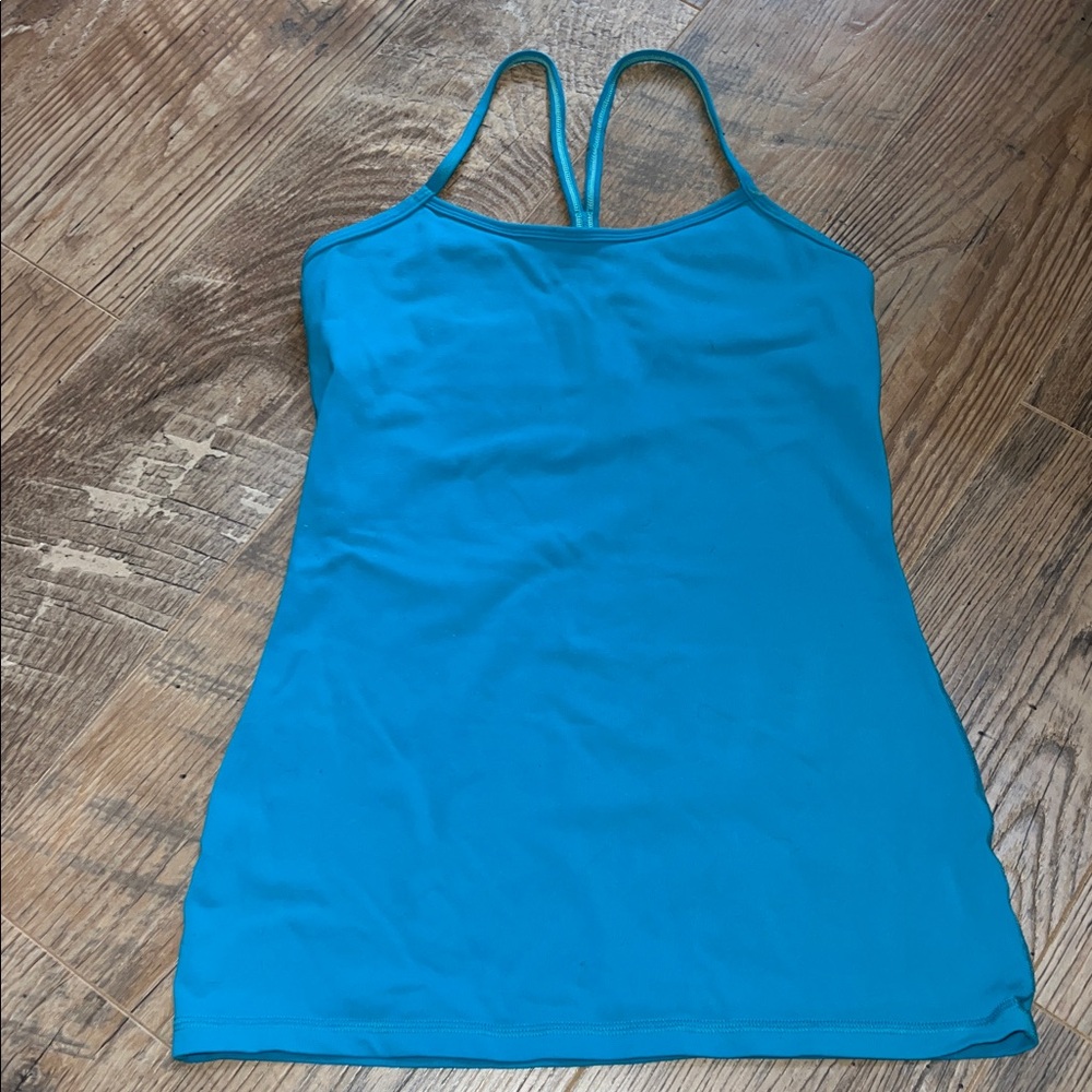 Lululemon Blue Strappy Tank Top 6